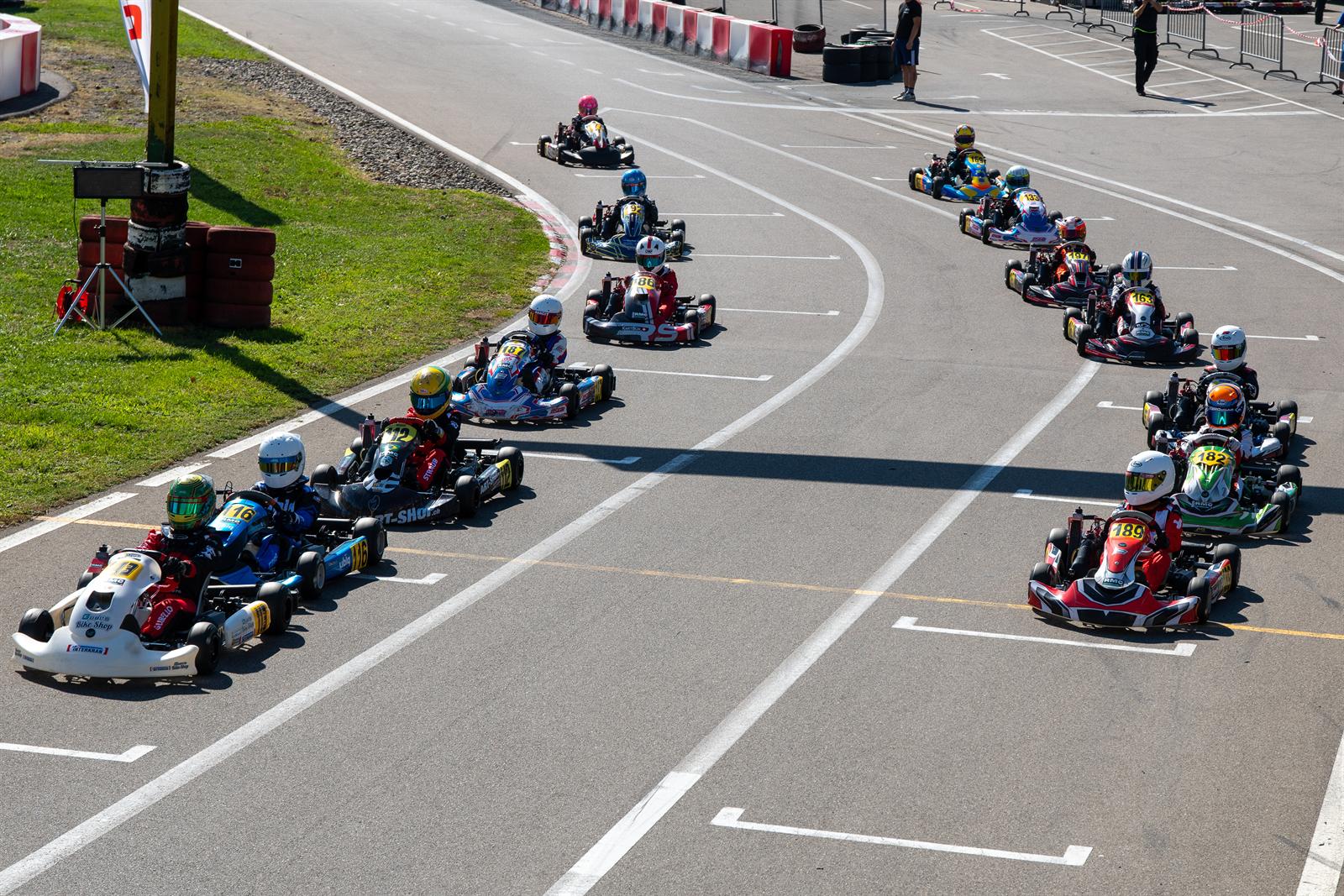 Kart race at Rotax Cup Wohlen